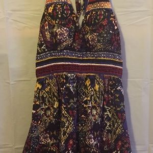 No Boundaries, Halter SunDress, muted colors